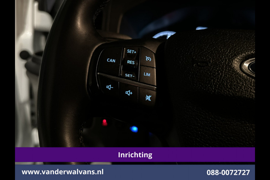 Ford Transit Custom 2.0 TDCI 130pk L2H1 Inrichting Euro6 Airco | Camera | Apple Carplay | LED | 2800kg Trekhaak | Cruisecontrol Android Auto, Stoelverwarming, Verwarmde voorruit, Parkeersensoren, Bijrijdersbank, Achterklep