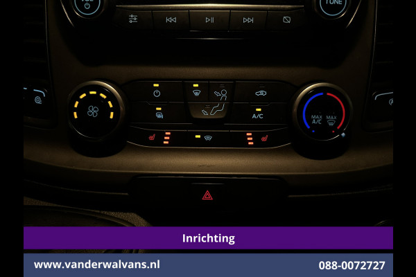 Ford Transit Custom 2.0 TDCI 130pk L2H1 Inrichting Euro6 Airco | Camera | Apple Carplay | LED | 2800kg Trekhaak | Cruisecontrol Android Auto, Stoelverwarming, Verwarmde voorruit, Parkeersensoren, Bijrijdersbank, Achterklep