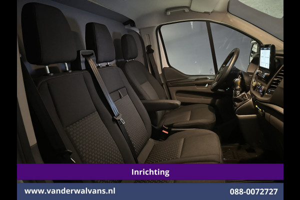 Ford Transit Custom 2.0 TDCI 130pk L2H1 Inrichting Euro6 Airco | Camera | Apple Carplay | LED | 2800kg Trekhaak | Cruisecontrol Android Auto, Stoelverwarming, Verwarmde voorruit, Parkeersensoren, Bijrijdersbank, Achterklep