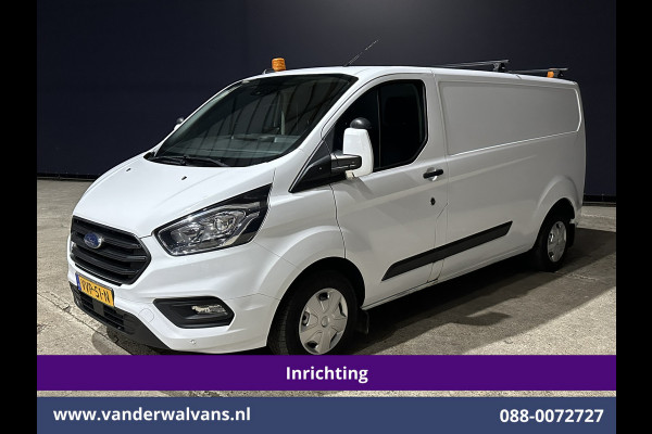 Ford Transit Custom 2.0 TDCI 130pk L2H1 Inrichting Euro6 Airco | Camera | Apple Carplay | LED | 2800kg Trekhaak | Cruisecontrol Android Auto, Stoelverwarming, Verwarmde voorruit, Parkeersensoren, Bijrijdersbank, Achterklep