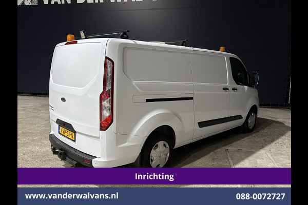 Ford Transit Custom 2.0 TDCI 130pk L2H1 Inrichting Euro6 Airco | Camera | Apple Carplay | LED | 2800kg Trekhaak | Cruisecontrol Android Auto, Stoelverwarming, Verwarmde voorruit, Parkeersensoren, Bijrijdersbank, Achterklep