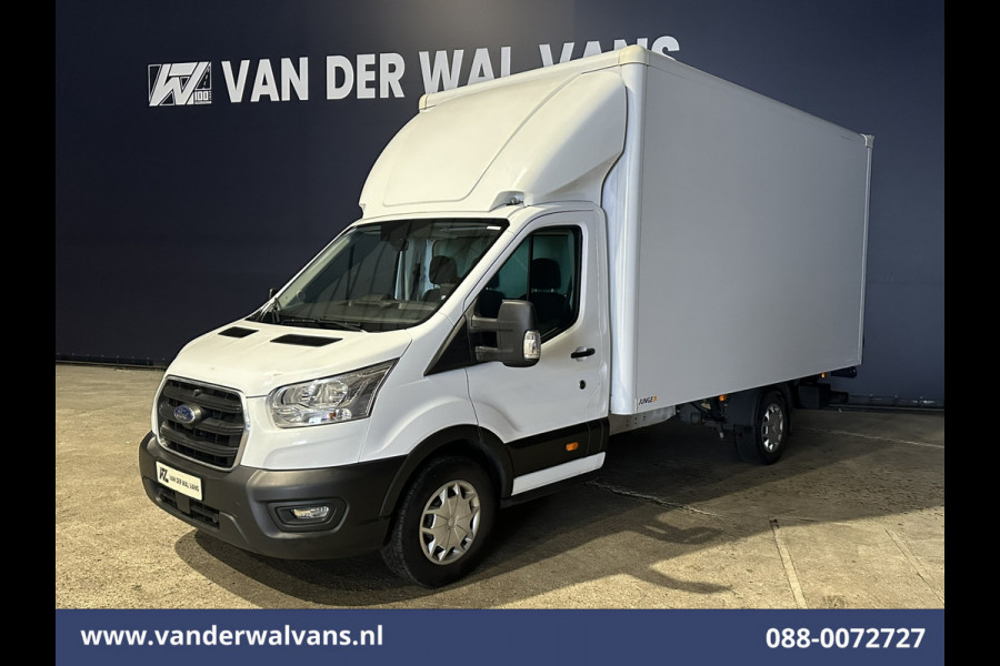 Ford Transit 2.0 TDCI 161pk Bakwagen 225cm hoog Laadklep Euro6 Airco | Camera | Cruisecontrol | 950kg laadvermogen Bijrijdersbank,