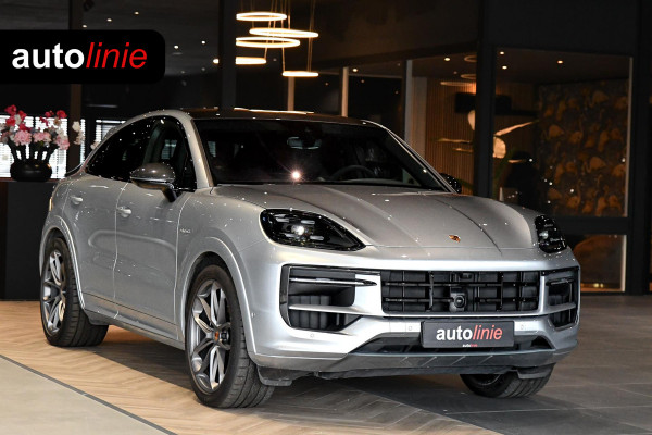 Porsche Cayenne Coupé 3.0 E-Hybrid. GT Pakket. Carbon, Leder, Softcl, Luchtv, BTW, ACC, 360, 18 Weg, Trekh, Bose, Keyless, Stuurvw