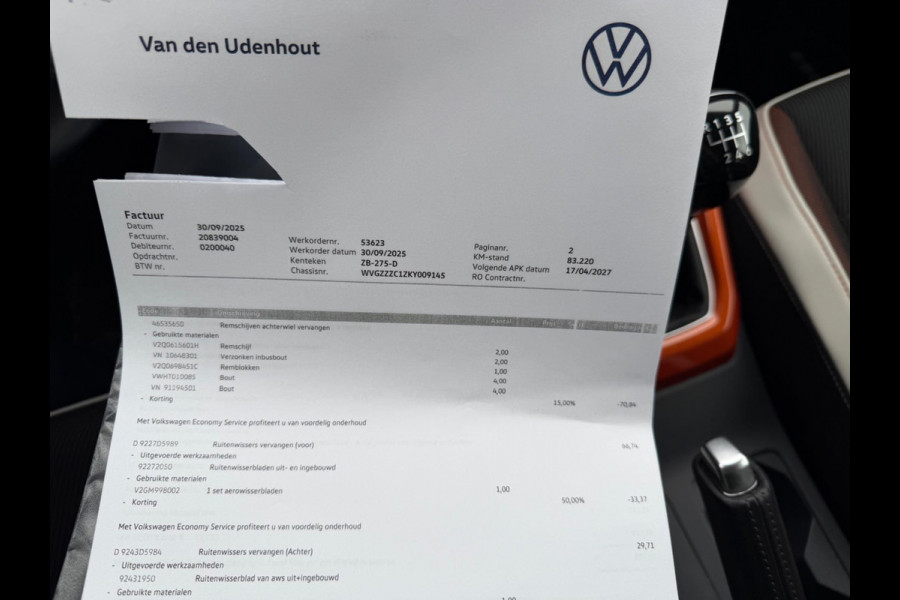 Volkswagen T-Cross 1.0 TSI Life, 1e eigenaar, NAP, CarPlay, Navi