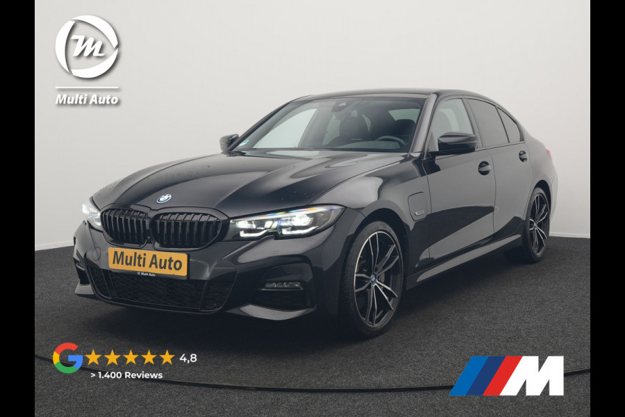 BMW 3-serie 330e M Sport Plug In Hybrid 293pk Dealer O.H. PHEV | Adaptief Onderstel | Sfeerverlichting | Alcantara Sportstoelen Verwarmd | Virtual | Apple Carplay | Navigatie | Cruise Control | DAB | 19"L.M |