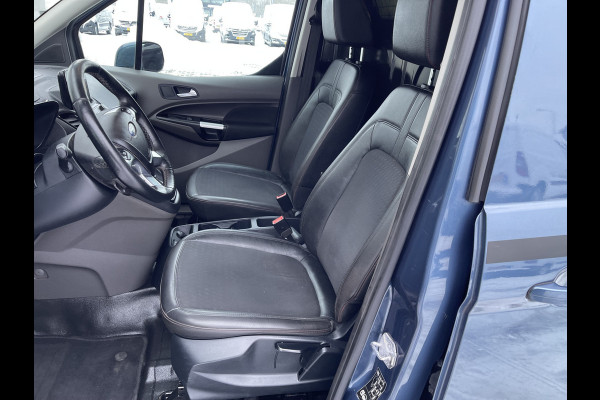 Ford Transit Connect 1.5 EcoBlue L2 Sport automaat / vaste prijs rijklaar € 14.950 ex btw / lease vanaf € 252 / dubbele schuifdeur / blauw metallic / camera / trekhaak / stoelverwarming / euro 6 !