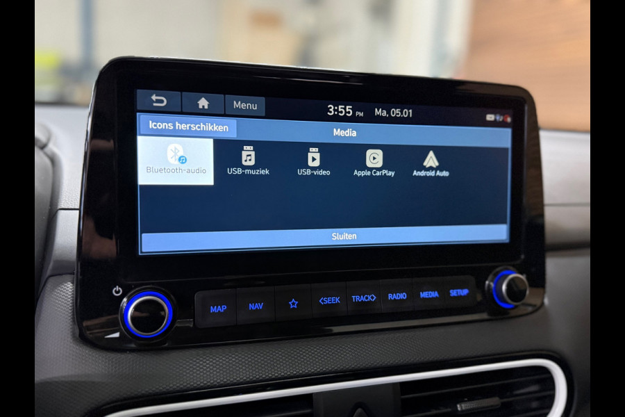 Hyundai Kona 1.6 GDI HEV Fashion Sky Automaat | Schuif/kanteldak | Carplay | Camera | HUD | Keyless