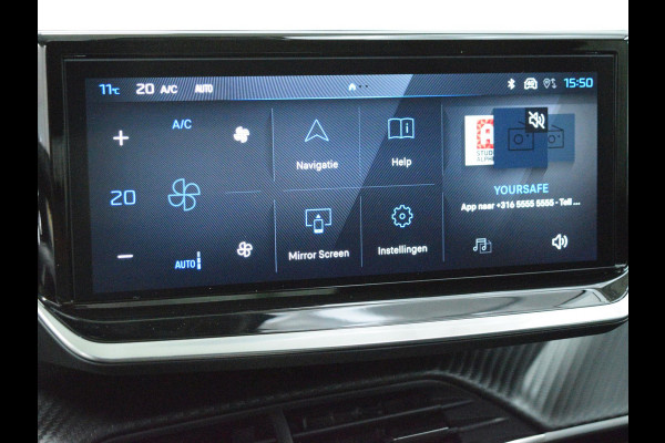 Peugeot 208 1.2 Hybrid 110 e-DCS6 Allure ACHTERUITRIJCAMERA MET SENSOREN | NAVIGATIE | CARPLAY | E.C.C. |