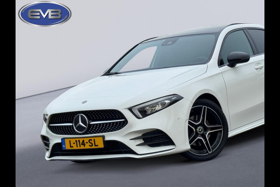 Mercedes-Benz A-Klasse 200 Business Solution 163 pk AMG styling, nieuw model, camera, sfeerverlichting, panoramadak, parelmoer wit
