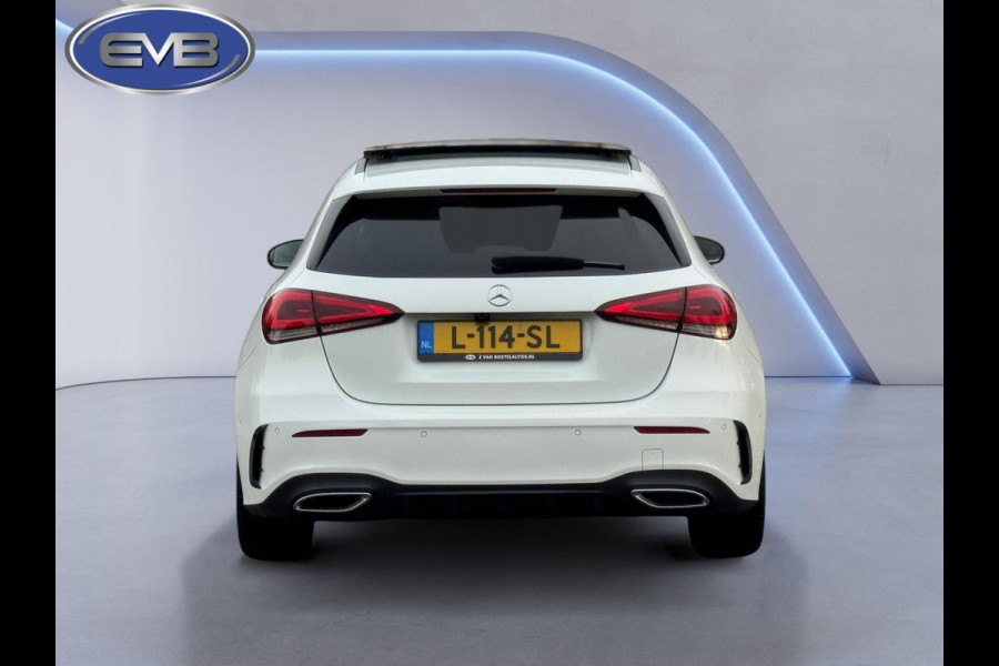 Mercedes-Benz A-Klasse 200 Business Solution 163 pk AMG styling, nieuw model, camera, sfeerverlichting, panoramadak, parelmoer wit