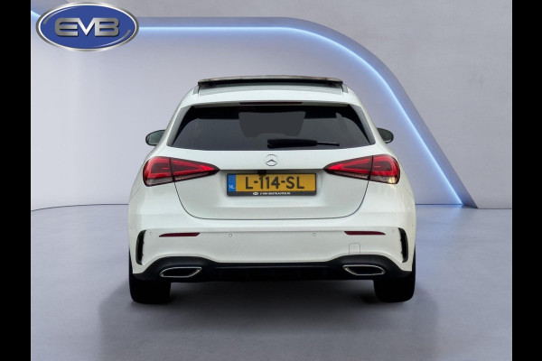 Mercedes-Benz A-Klasse 200 Business Solution 163 pk AMG styling, nieuw model, camera, sfeerverlichting, panoramadak, parelmoer wit