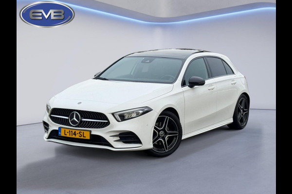 Mercedes-Benz A-Klasse 200 Business Solution 163 pk AMG styling, nieuw model, camera, sfeerverlichting, panoramadak, parelmoer wit