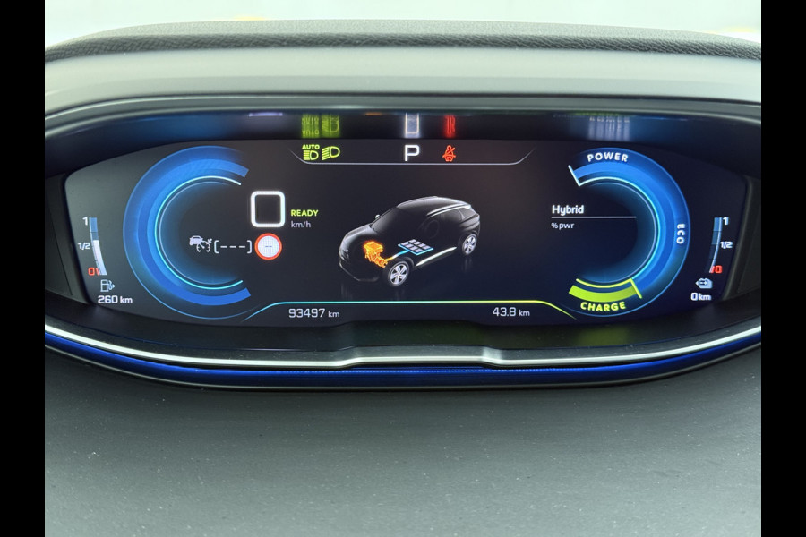 Peugeot 3008 1.6T 225pk AUT-8 GT Pack HYbrid Leer/Alcantara+Elektr.+Verwarmd Trekhaak Navi360°Camera Apple Carplay Android Ecc HiFi Premium FOCAL® Zwarte Hemel Lane Assist Dodehoekwaarschuwing 1e Eigenaar Origineel Nederlandse Auto Nieuwprijs €51.858,-