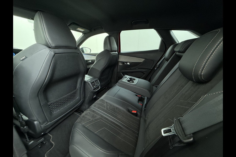 Peugeot 3008 1.6T 225pk AUT-8 GT Pack HYbrid Leer/Alcantara+Elektr.+Verwarmd Trekhaak Navi360°Camera Apple Carplay Android Ecc HiFi Premium FOCAL® Zwarte Hemel Lane Assist Dodehoekwaarschuwing 1e Eigenaar Origineel Nederlandse Auto Nieuwprijs €51.858,-