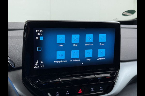 Volkswagen ID.4 204pk 1st 77kWh Trekhaak Leer/Alcantara Adap.Cruise Camera Warmtepomp Apple Carplay Android Navi Ecc Pdc-a+v Lmv 20" Stoelverwarming Led Bordherkenning Voor-Klimatisering Semi-Autopilot  Elektrisch-Wegklapbare Trekhaak App-Connect  E-sound Front-Assist Origineel Nederlandse Auto SOH 86%