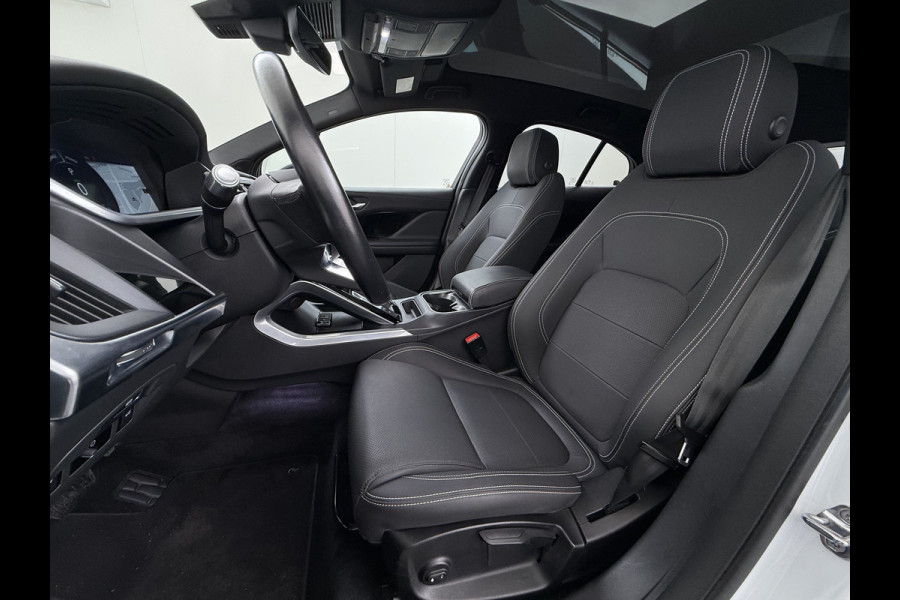 Jaguar I-PACE EV320PK 90kWh Leer Pano-Dak 360°Camera 20"LM Meridian™-Sound Apple Carplay Android Navi Ecc Pdc S Business Pack Keyless Stoelverwarming Rode-Remklauwen Elek.Achterklep Led Privacy Glas Cruise Control Rijstrooksensor Origineel Nederlandse Auto Dealeronderhouden 3 FASE LADEN 320pk 500Nm