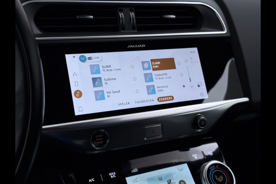 Jaguar I-PACE EV320PK 90kWh Leer Pano-Dak 360°Camera 20"LM Meridian™-Sound Apple Carplay Android Navi Ecc Pdc S Business Pack Keyless Stoelverwarming Rode-Remklauwen Elek.Achterklep Led Privacy Glas Cruise Control Rijstrooksensor Origineel Nederlandse Auto Dealeronderhouden 3 FASE LADEN 320pk 500Nm