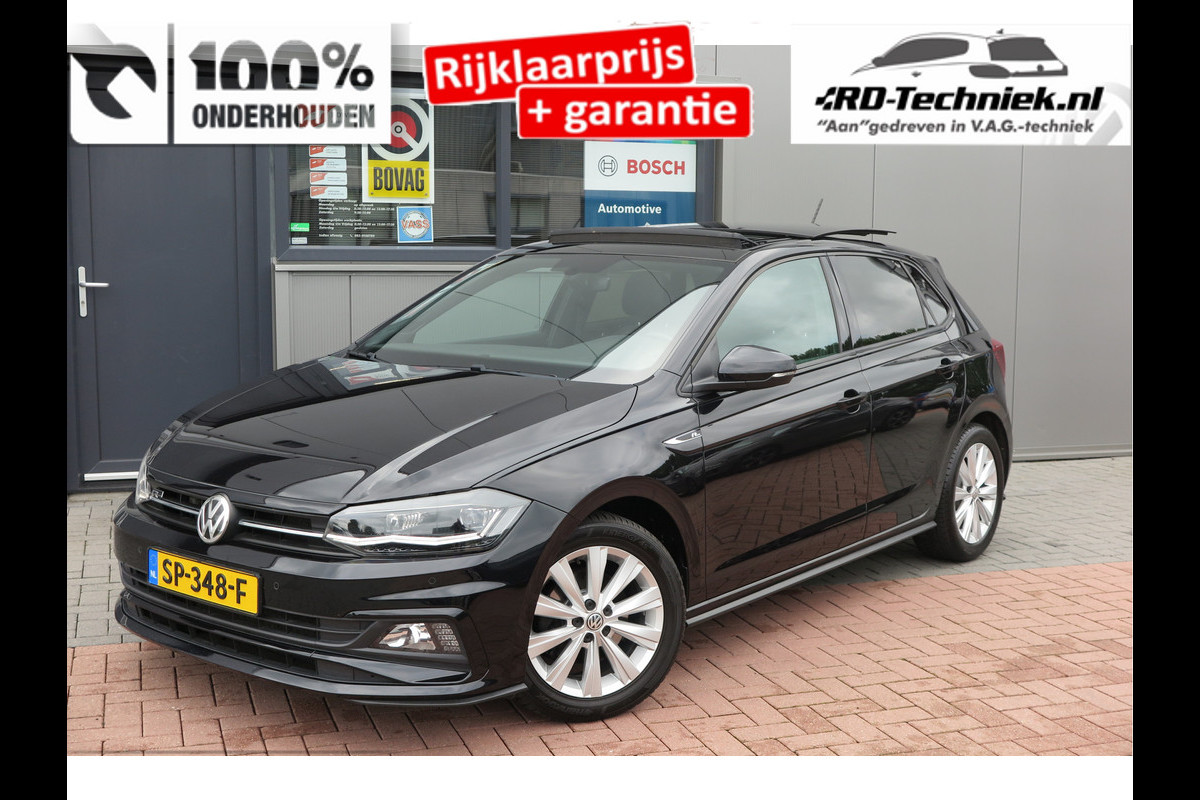 Volkswagen Polo 1.0 TSI 85kw 116pk Highline R-Line , Panoramadak, Led , PDC, Cruise, Carplay , Achteruitrijcamera , Sportstoelen , Actieve demping .DAB+, etc .