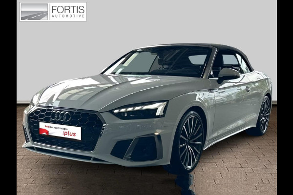 Audi A5 Cabriolet 40 TFSI S-LINE ** MATRIX, NAVI+, LEDER, TREKH, NEKVERW, 19-inch LMV, VIRTUAL ** 1e EIG - UNFALLFREI - € 31.000,= onder NP ** ** INFORMEER OOK NAAR ONZE AANTREKKELIJKE FINANCIAL-LEASE TARIEVEN **