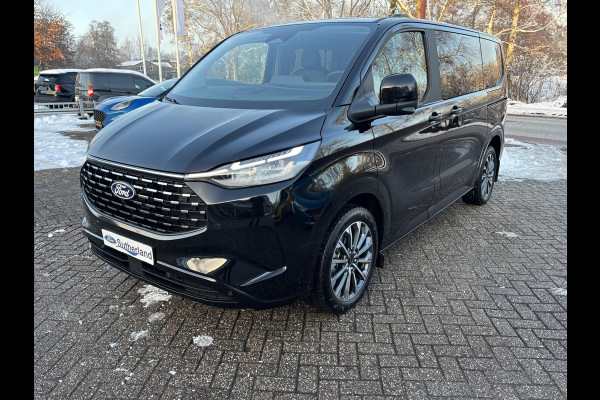 Ford Transit Custom Tourneo 340 2.5 PHEV L1H1 Titanium X | SCI | 233pk | Ergonomische Lederen Stoelen | Elektrische schuifdeuren links en rechts | Prijs is incl. BTW/BPM | Stuur/Stoelverwarming | Trekhaak Wegklapbaar | B&O Play | Verlengde Fabrieksgarantie tot 05-2029