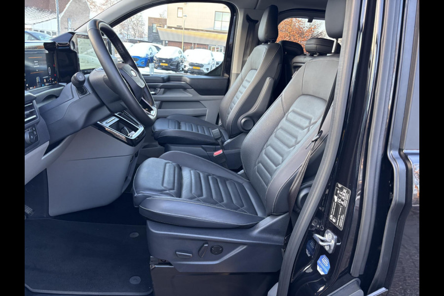 Ford Transit Custom Tourneo 340 2.5 PHEV L1H1 Titanium X | SCI | 233pk | Ergonomische Lederen Stoelen | Elektrische schuifdeuren links en rechts | Prijs is incl. BTW/BPM | Stuur/Stoelverwarming | Trekhaak Wegklapbaar | B&O Play | Verlengde Fabrieksgarantie tot 05-2029