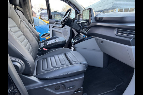 Ford Transit Custom Tourneo 340 2.5 PHEV L1H1 Titanium X | SCI | 233pk | Ergonomische Lederen Stoelen | Elektrische schuifdeuren links en rechts | Prijs is incl. BTW/BPM | Stuur/Stoelverwarming | Trekhaak Wegklapbaar | B&O Play | Verlengde Fabrieksgarantie tot 05-2029