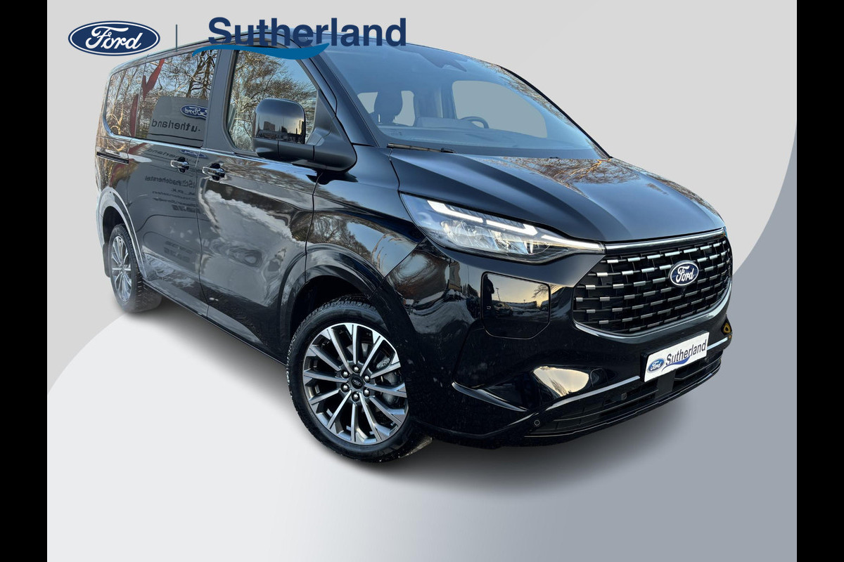 Ford Transit Custom Tourneo 340 2.5 PHEV L1H1 Titanium X | SCI |233pk | Ergonomische Lederen Stoelen | Elektrische schuifdeuren links en rechts | Prijs is incl. BTW/BPM | Stuur/Stoelverwarming | Trekhaak Wegklapbaar | B&O Play | Verlengde Fabrieksgarantie tot 05-2029