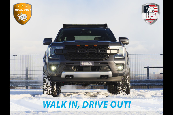 Ford Ranger 2.3 Double Cab Wildtrak PHEV | Plug-in Hybrid | High Peaks | Unieke uitvoering! | Lift kit | Bed Rack incl LED | Roof Rack incl Led | Fender Flares | Black Rhino Wheels | Ford Custom Grille