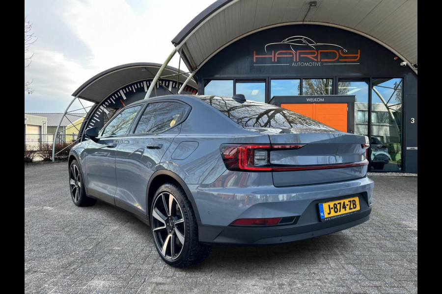 Polestar 2 Long Range Dual Motor Launch Edition 78kWh 93% SOH Pano AWD Thunder Grey NL-Auto 1e EIG Rijklaarprijs!