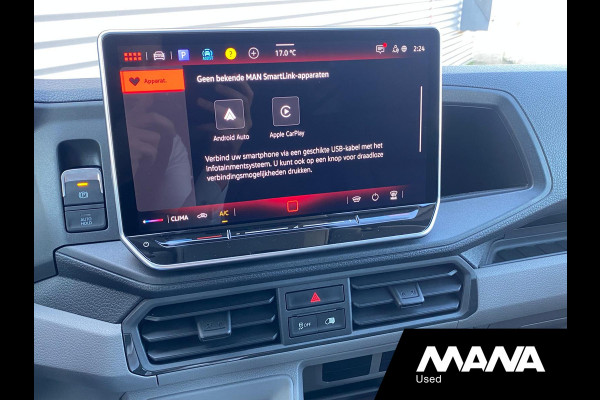 MAN TGE 35 2.0 3.140 140PK Automaat Ascot Gray Airco Cruise Navi Car-Plat Trekhaak Sensoren Camera Multifunctioneel stuurwiel Lane-assis