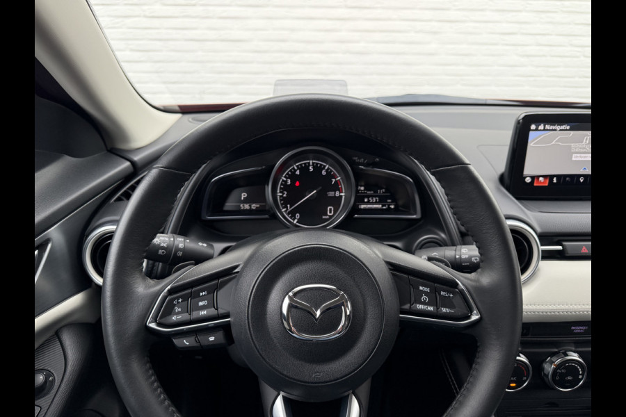 Mazda CX-3 2.0 SkyActiv-G 121 Luxury | Trekhaak | Memory | Leder | LED | HUD | 18 inch