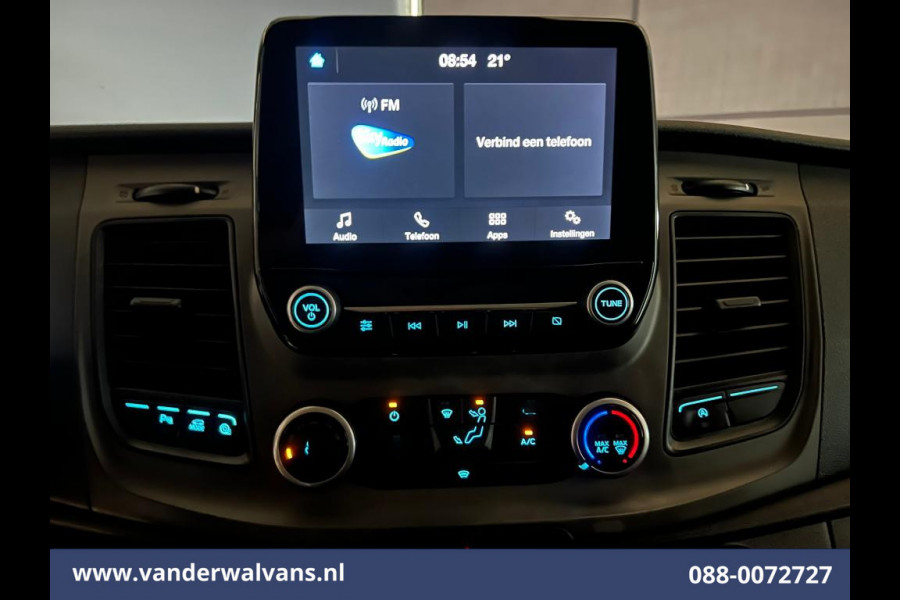 Ford Transit Custom 2.0 TDCI L2H1 Euro6 Airco | Camera | Apple Carplay | Android Auto | LED | Cruisecontrol Parkeersensoren, verwarmde voorruit, Bijrijdersbank, 2800kg trekvermogen
