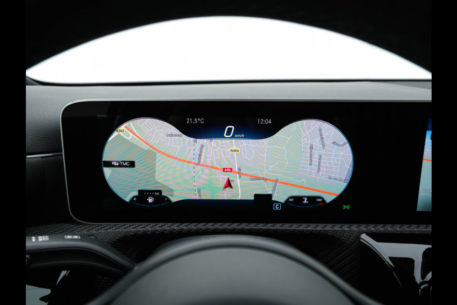 Mercedes-Benz A-Klasse 160 Business Solution (INCL-BTW) *LEATHER- FABRIC | FULL-LED | WIDE-SCREEN-COCKPIT | CAMERA | NAVI-FULLMAP | HEATED-COMFORTSEATS | ECC | PRIVACY-GLASS | PDC | KEYLESS | CRUISE | CARBON-INLAY | 16''ALU*