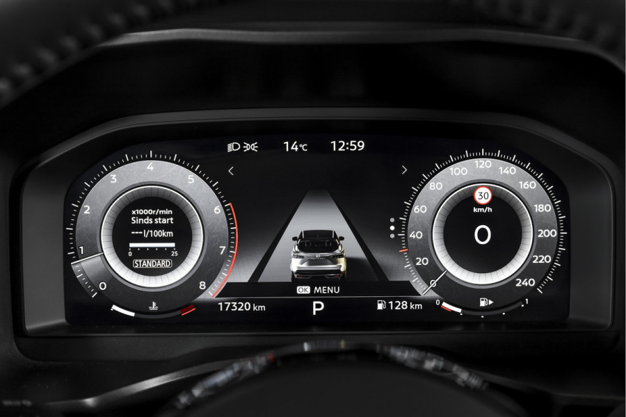 Nissan QASHQAI 1.3 MHEV Xtronic 158 PK Tekna - Automaat | Pano | Dig. Cockpit | Adapt. Cruise | Winterpakket | PDC | 360 Camera | NAV + App. Connect | ECC | DAB | Elek Klep | LM 19" | 1919