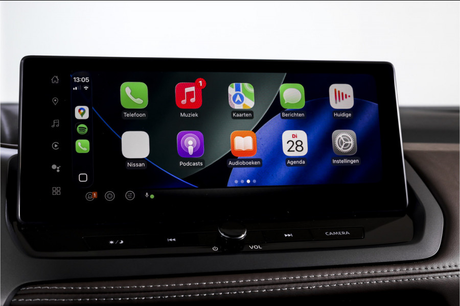 Nissan QASHQAI 1.3 MHEV Xtronic 158 PK Tekna - Automaat | Pano | Dig. Cockpit | Adapt. Cruise | Winterpakket | PDC | 360 Camera | NAV + App. Connect | ECC | DAB | Elek Klep | LM 19" | 1919