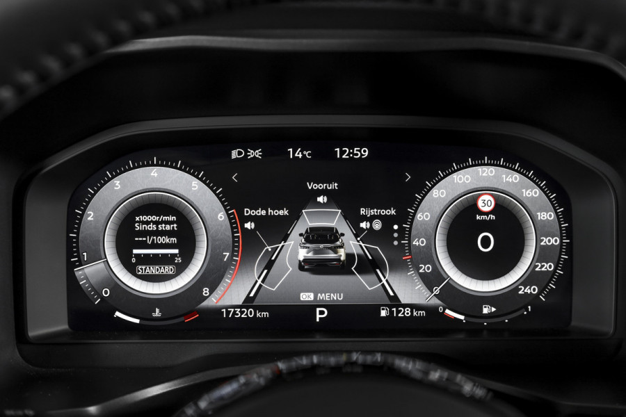 Nissan QASHQAI 1.3 MHEV Xtronic 158 PK Tekna - Automaat | Pano | Dig. Cockpit | Adapt. Cruise | Winterpakket | PDC | 360 Camera | NAV + App. Connect | ECC | DAB | Elek Klep | LM 19" | 1919