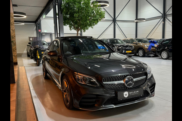 Mercedes-Benz C-Klasse 200 Business Solution AMG Garantie NAP Pano Camera PDC Cruise Digitale Cockpit Sfeer Clima Navi Rijklaar