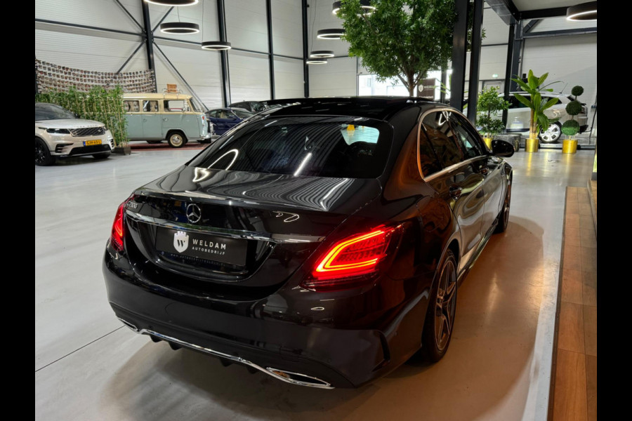 Mercedes-Benz C-Klasse 200 Business Solution AMG Garantie NAP Pano Camera PDC Cruise Digitale Cockpit Sfeer Clima Navi Rijklaar