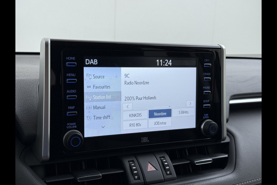 Toyota RAV4 2.5I 218PK Hybrid AUT. Leer Apple Carplay Android Auto Navi Dual Ecc JBL®-Audio Adap.Cruise Camera Business Plus Keyless Elek.Achterklep Stoelverwarming Elek.Stoel Lane Assist Wifi Led Lmv 18" Regensensor DAB 1e Eigenaar Origineel Nederlandse Auto