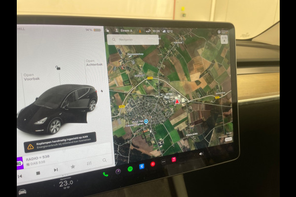 Tesla Model Y Long Range AWD 75 kWh FSD Leer Pano.dak 360° Black Warmtepomp