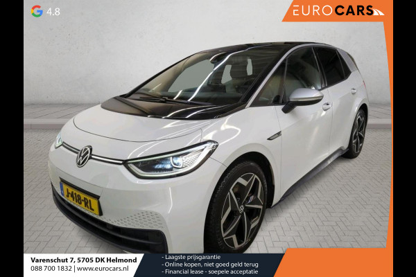 Volkswagen ID.3 First Plus 58 kWh Navigatie Apple Carplay/Android Auto Camera Parkeersensoren Adaptive Cruise Control Full LED Matrix Stoel- en stuurverwarming Lichtmetalen velgen Climate Control