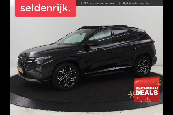 Hyundai Tucson 1.6 T-GDI PHEV N Line Sky 4WD | Panoramadak | Stoelverwarming | Leder/Alcantara | Camera | Adaptive cruise | Carplay | Full LED | Stuurverwarming | Keyless | Plug In