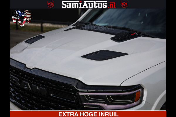 Dodge Ram 1500 Limited Night High Output 540HP 706Nm | Massage + Full Option | De Meest Luxe en Volle Pick-Up in zijn Klasse | Comfortabele Dubbele Cabine met Royale 5 Zitplaatsen | BPM vrij | Nu Leverbaar uit Voorraad | Voorraad Nr 2351 - 7478