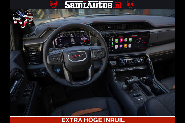 GMC Sierra AT4 6.2 V8 4X4 | VIRTUAL COCKPIT | HUD | BOM VOL | DC | RAM DEALER NEDERLAND | | GRIJSKENTEKEN | DUBBELE CABINE | PICK UP | VOORRAAD 261530 |