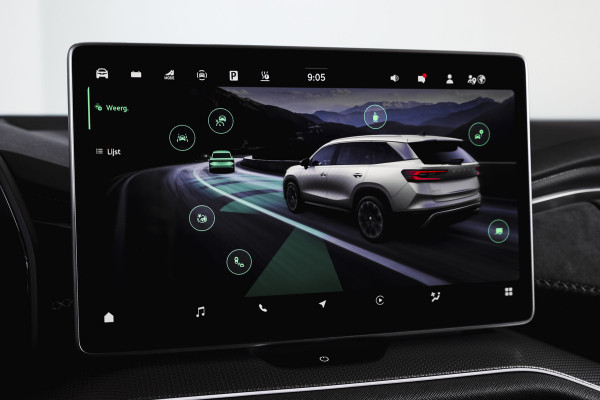 Škoda Kodiaq 1.5 TSI 204 PK PHEV Sportline Business | S/K-Panodak | DCC+ | Elek. Trekhaak | Dig. Cockpit | Adapt Cruise | Memory | Winterpakket | Camera | NAV + App. Connect | ECC | DAB | Elek. Klep | LM 20" | 0767