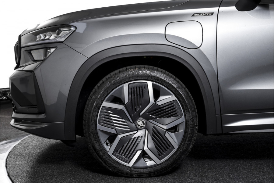 Škoda Kodiaq 1.5 TSI 204 PK PHEV Sportline Business | S/K-Panodak | DCC+ | Elek. Trekhaak | Dig. Cockpit | Adapt Cruise | Memory | Winterpakket | Camera | NAV + App. Connect | ECC | DAB | Elek. Klep | LM 20" | 0767