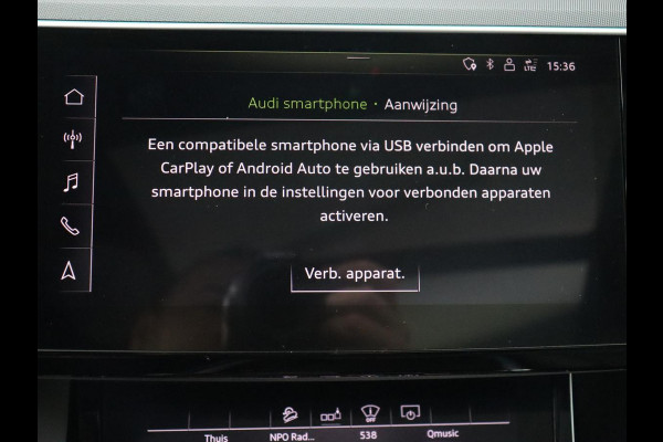 Audi e-tron 55 quattro advanced Pro Line Plus 95 kWh | Panoramadak | Adaptive cruise | Head-Up | Leder | Stoelverwarming | 360 Camera | Bang & Olufsen | Carplay | 21'' | Sportstoelen | Matrix LED