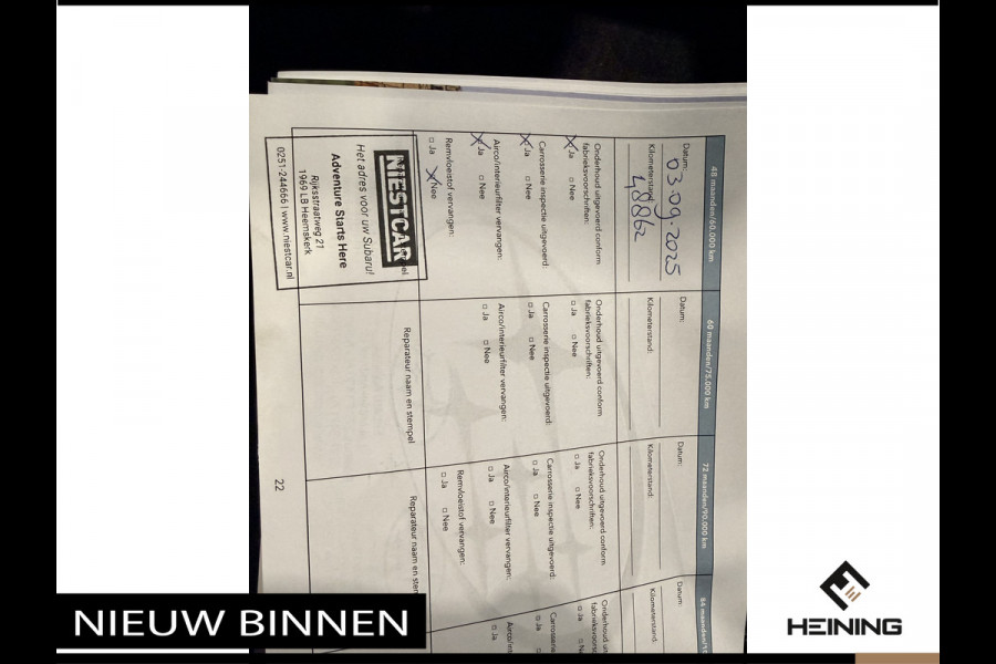 Subaru XV 2.0i e-BOXER Luxury. Automaat 4X4. Adaptive-cruise. Apple-carplay. Navi. Camera voor en achter. 49000km met NAP.