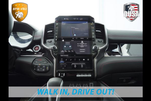 Dodge Ram | RHO | 3.0L Twin-Turbo I6 | 4x4 | Crew Cab | Black Edition | Panoramadak | 14,4-inch Touchscreen | Passenger Display | Getoonde accessoires zijn verkrijgbaar tegen meerprijs