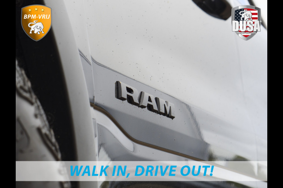 Dodge Ram | 1500 | Rebel | Night | 4x4 | Crew Cab | 3.0L Twin-turbo I6 | BPM-VRIJ  | Pano | Harman Kardon | Leder interieur Getoonde accessoires zijn verkrijgbaar tegen meerprijs